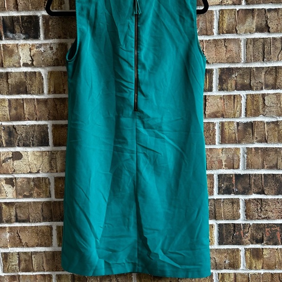 Zara Blue Pleated Sheath Mini Dress - Picture 3 of 11